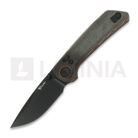 Reate PL-XT Nitro-V sklopivi nož, Red/Black Micarta, Black PVD