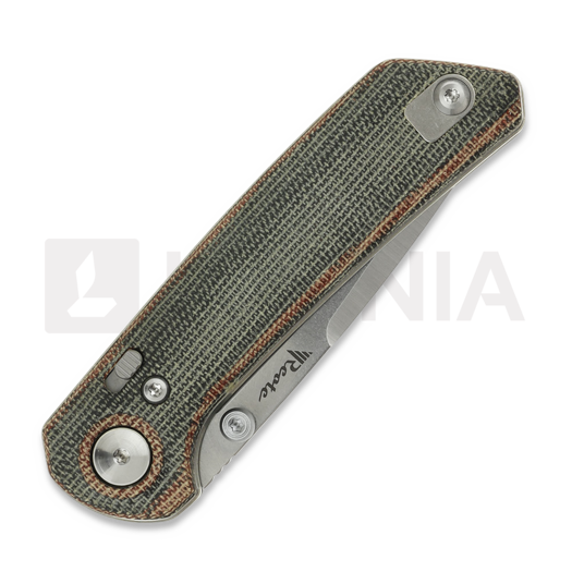Coltello pieghevole Reate PL-XT Nitro-V, Red/Black Micarta, Satin