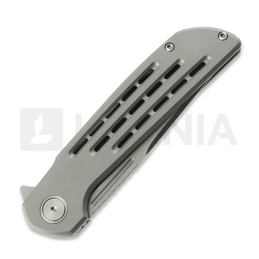 Reate Remedy összecsukható kés, Bead Blast Titanium, Satin