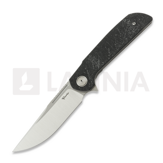 Skladací nôž Reate Remedy, Black Glass FatCarbon, Satin