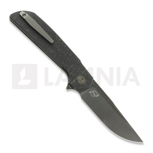 Reate Remedy összecsukható kés, Black Glass FatCarbon, Satin DLC
