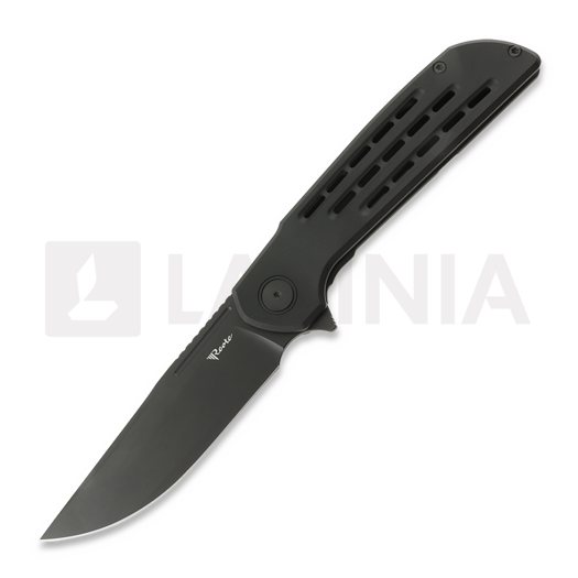 Reate Remedy סכין מתקפלת, Black PVD Titanium, DLC