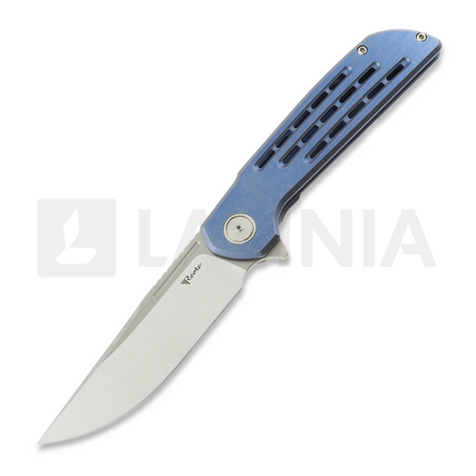 Складной нож Reate Remedy, Blue Satin Titanium, Satin
