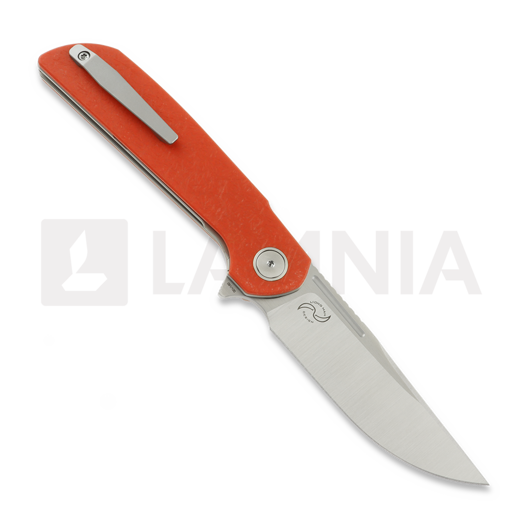 Reate Remedy összecsukható kés, Red Glass FatCarbon, Satin