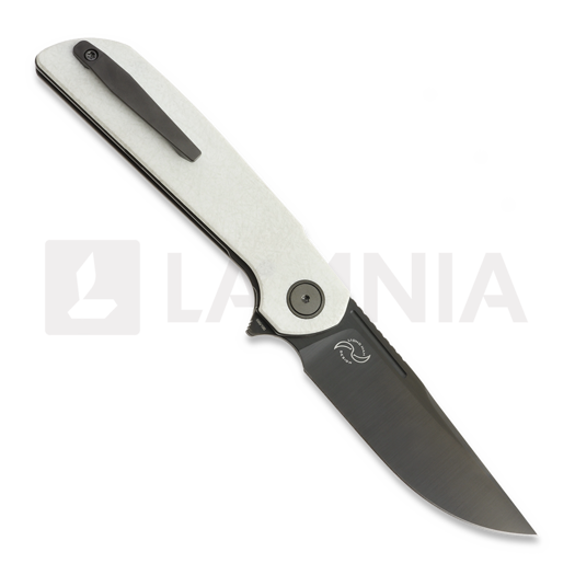 Nóż składany Reate Remedy, White Glass FatCarbon, Satin DLC