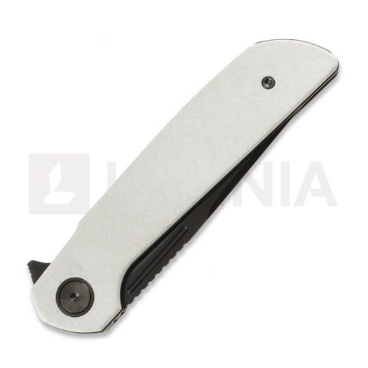 N&oacute;ż składany Reate Remedy, White Glass FatCarbon, Satin DLC