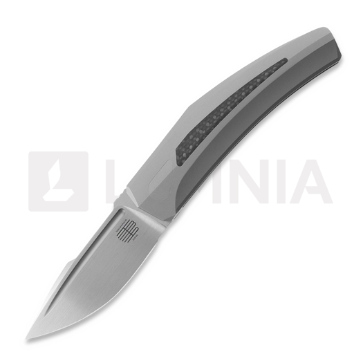 Reate Small Krypton סכין מתקפלת, Bead Blast Ti/Carbon Fiber