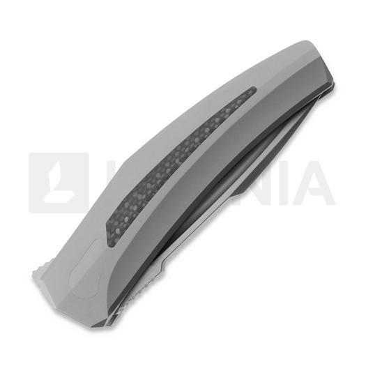 Nóż składany Reate Small Krypton, Bead Blast Ti/Carbon Fiber