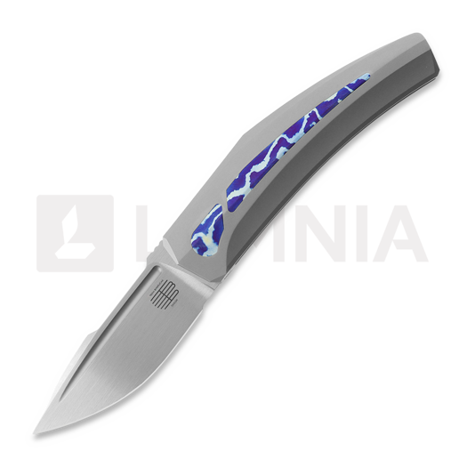 Reate Small Krypton sklopivi nož, Bead Blast Ti/Timascus