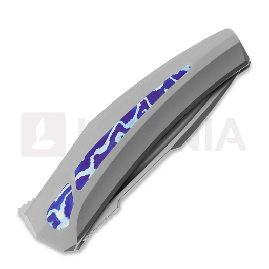 Сгъваем нож Reate Small Krypton, Bead Blast Ti/Timascus