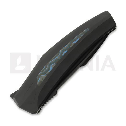Coltello pieghevole Reate Small Krypton, Black Ti/Arctic Storm CF, Black PVD