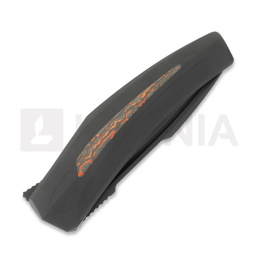 Πτυσσόμενο μαχαίρι Reate Small Krypton, Black Ti/Lava Flow CF, Black PVD