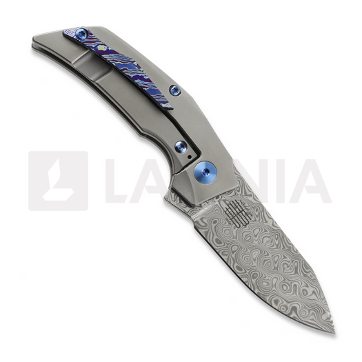 Reate T2500 Damasteel kääntöveitsi, Titanium & Mokuti