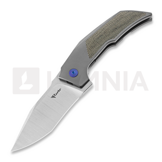 Reate T3000 접이식 나이프, blue screws