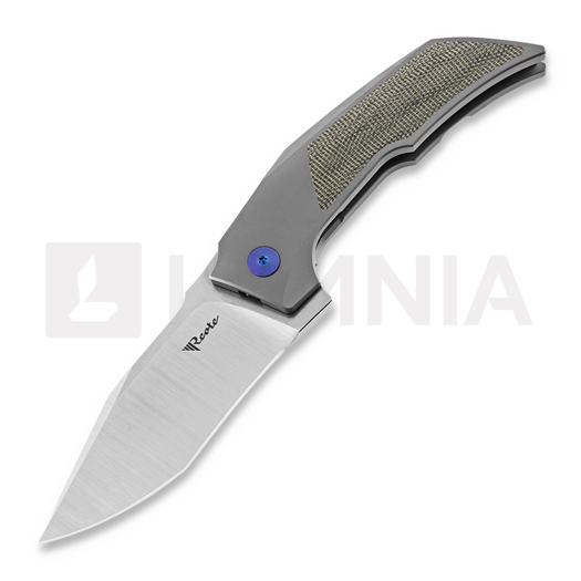Coltello pieghevole Reate T3000, blue screws