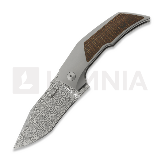 Складний ніж Reate T3000 Damasteel, Burlap Micarta