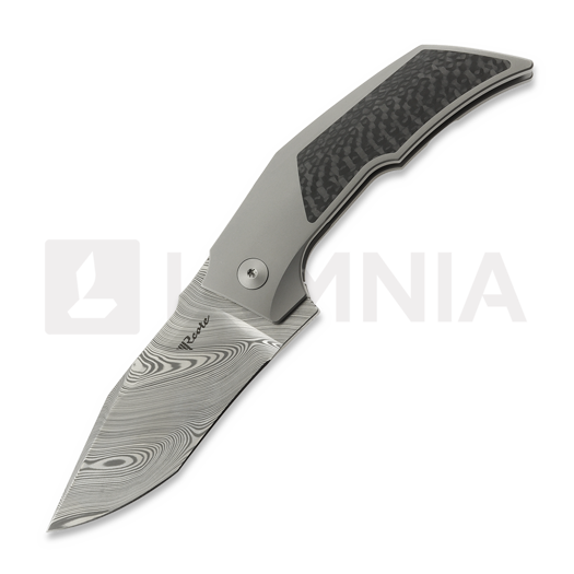 Reate T3000 Damasteel 折叠刀, Carbon Fiber
