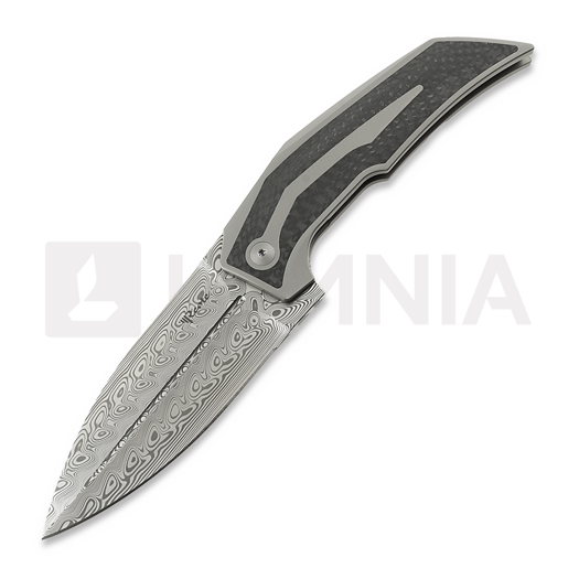 Saliekams nazis Reate T4000 Damasteel, Gray Titanium & Carbon Fiber
