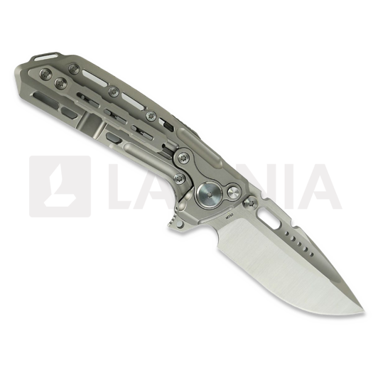 Couteau pliant Reate Terminator TX228, Bead Blasted Titanium, Satin