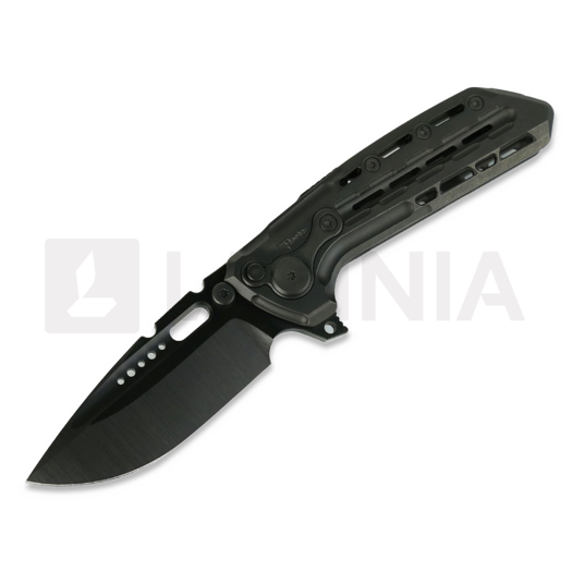 Reate Terminator TX228 접이식 나이프, Full Black Titanium, DLC