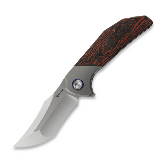Reate Tiger, Bead Blasted Ti/Lava Flow Fat CF, Satin