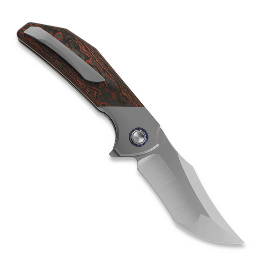 Reate Tiger, Bead Blasted Ti/Lava Flow Fat CF, Satin