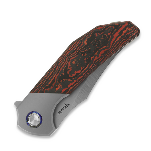 Reate Tiger, Bead Blasted Ti/Lava Flow Fat CF, Satin