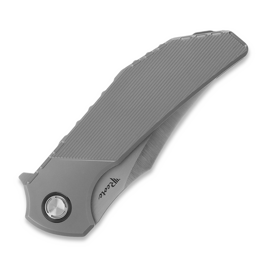 Reate Tiger, Stripe Pattern Titanium, Satin