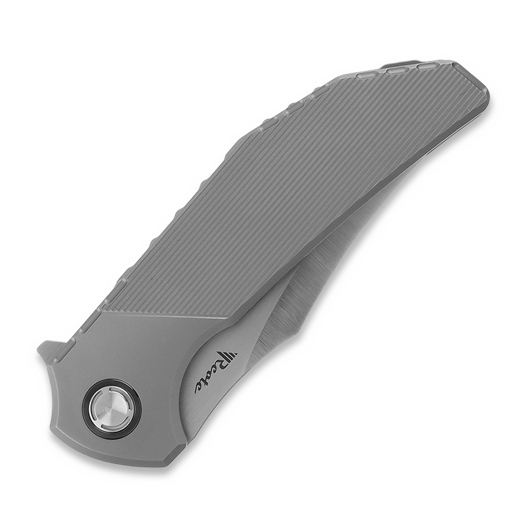 Reate Tiger, Stripe Pattern Titanium, Satin