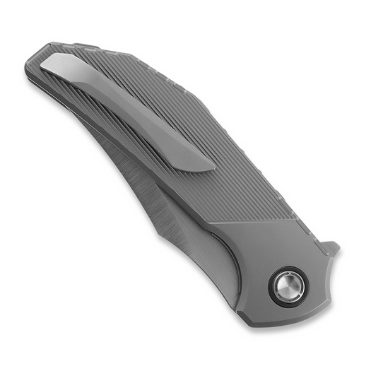 Reate Tiger, Stripe Pattern Titanium, Satin