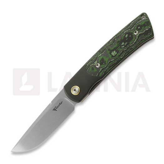 Reate Tribute összecsukható kés, jungle wear fat carbon