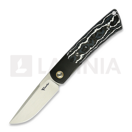 Reate Tribute fällkniv, white storm fat carbon