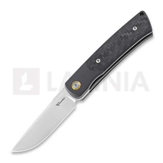 Складной нож Reate Tribute Zirconium Bolster, carbon, frosted satin