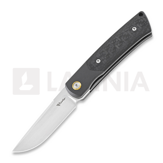 Складной нож Reate Tribute Zirconium Bolster, carbon, hand satin