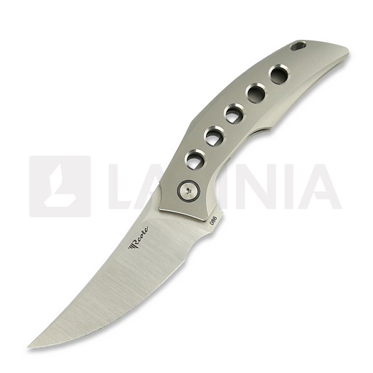 Reate Velocity kääntöveitsi, Bead Blast Titanium, Satin