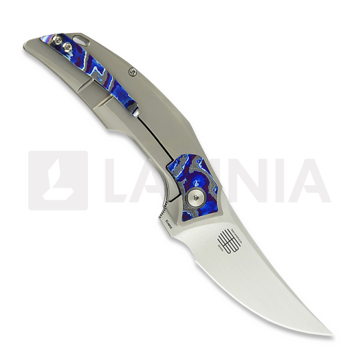 Zav&iacute;rac&iacute; nůž Reate Velocity, Bead Blast Titanium/Zircuti, Hand Satin