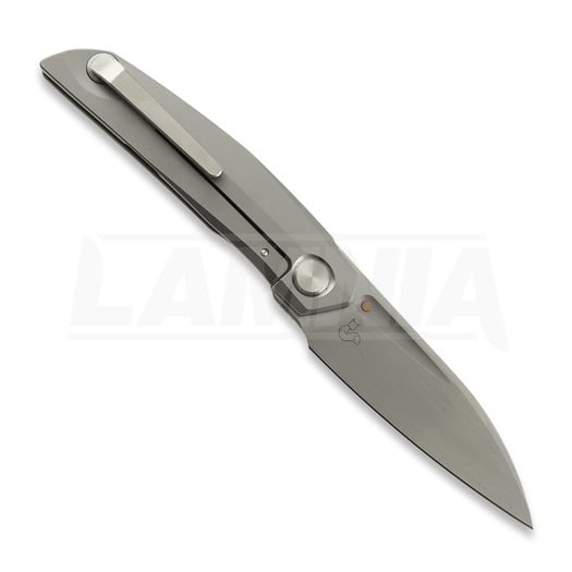 Zav&iacute;rac&iacute; nůž Reate VK-ANUB Bead Blast Titanium, Hand Rubbed