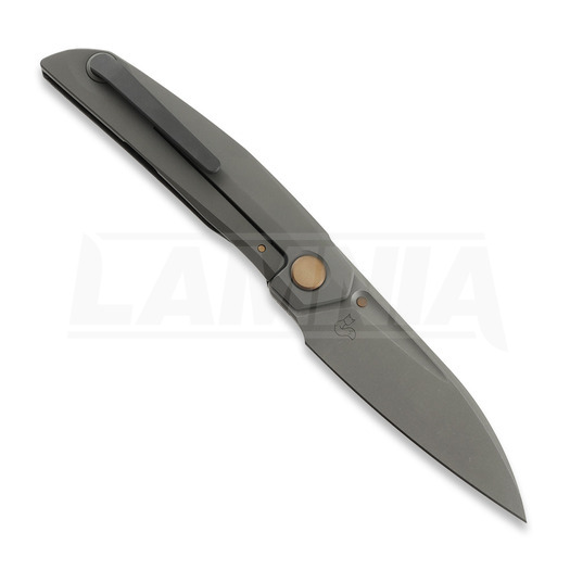 Reate VK-ANUB Copper Dark Matter Carbon Fiber kääntöveitsi, Darkwashed