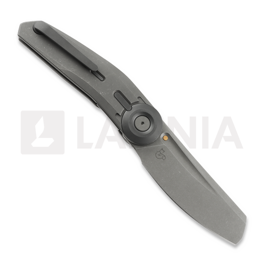 Coltello pieghevole Reate VK-CLU, Darkwashed Titanium, Darkwash