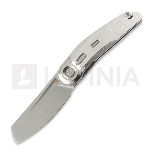 Reate VK-CLU kääntöveitsi, Gray Crystalized Titanium, Hand Rubbed
