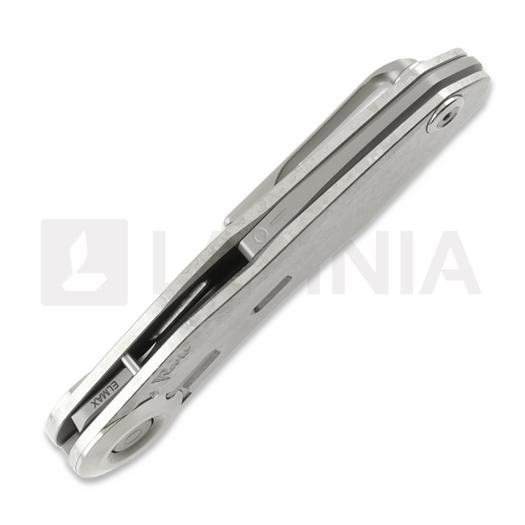 Reate VK-CLU foldekniv, Gray Crystalized Titanium, Hand Rubbed