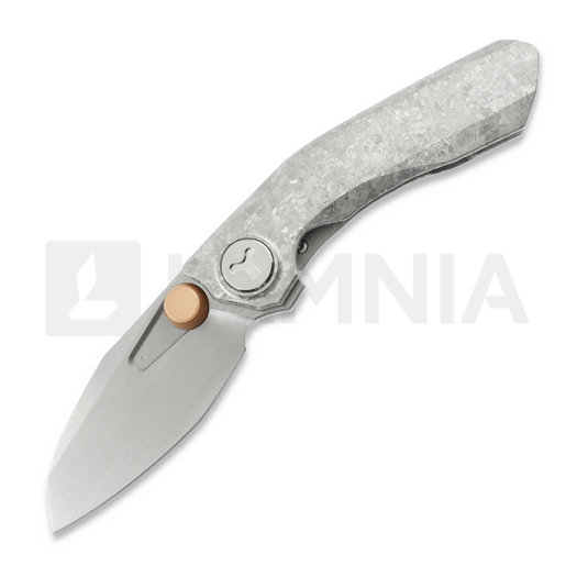 Reate VK-FROK folding knife, Crystallized Titanium, Hand Rubbed