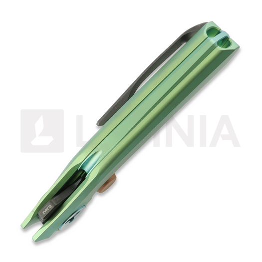 Reate VK-FROK k&auml;&auml;nt&ouml;veitsi, Green Titanium, Black DLC
