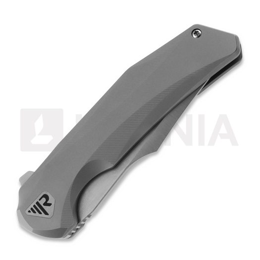 Coltello pieghevole Reate ZORO, Bead Blast Titanium, Satin