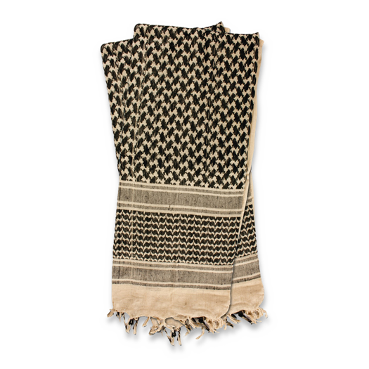 Red Rock Outdoor Gear Shemagh Head Wrap Khaki/BLK