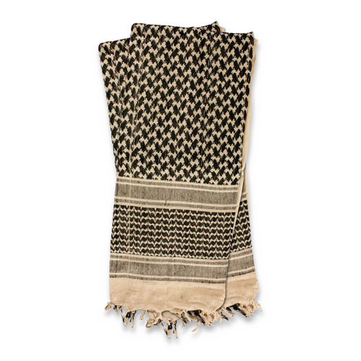 Red Rock Outdoor Gear Shemagh Head Wrap Khaki/BLK