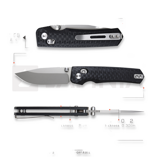 Remette AURA-G1 folding knife
