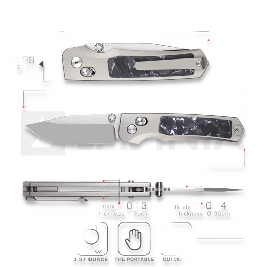 Remette AURA-P folding knife