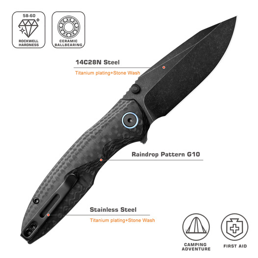 Remette Cool Whale RTCL-GN2 sklopivi nož