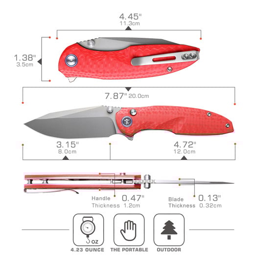Remette Cool Whale RTCL-GN3 sklopivi nož